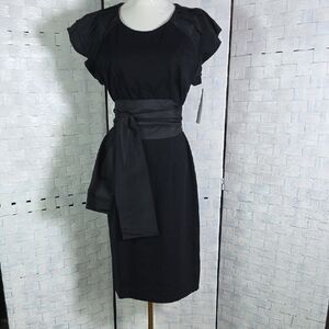 Nue by Shani Black Dress with Sash